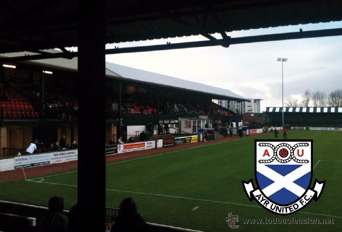 Coleccionismo deportivo: Stadium Somerset Park (Ayr United FC,Scotland) postcard - size: 15x10 cm. aprox