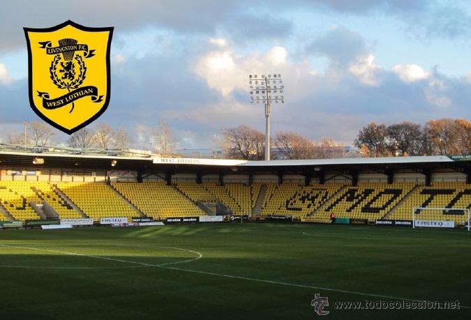 Coleccionismo deportivo: Stadium Aldmondvale (Livingston FC,Scotland) postcard - size: 15x10 cm. aprox