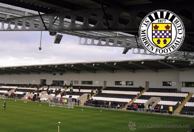 Coleccionismo deportivo: Stadium St. Mirren Park (St. Mirren FC,Scotland) postcard - size: 15x10 cm. aprox
