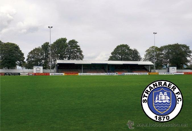 Coleccionismo deportivo: Stadium Stair Park (Stranraer FC,Scotland) postcard - size: 15x10 cm. aprox