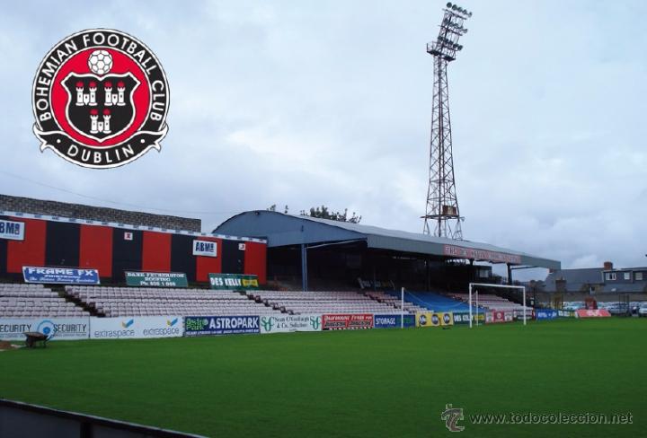 Coleccionismo deportivo: Stadium Dalymouth Park (Bohemian FC,Ireland) postcard - size: 15x10 cm. aprox