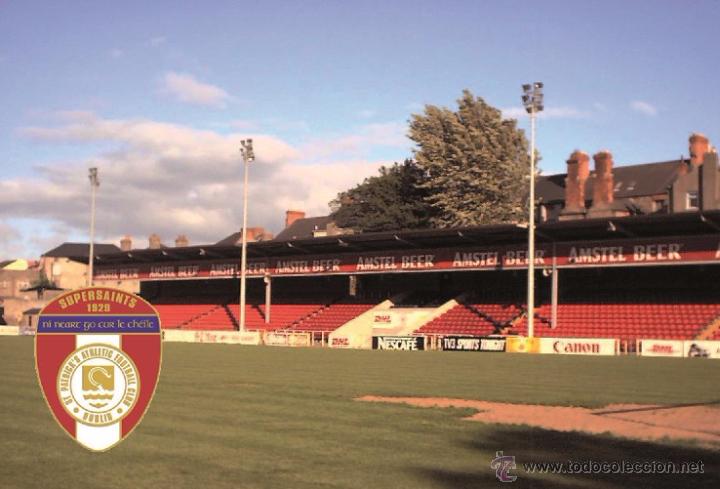 Coleccionismo deportivo: Stadium Richmond Park (St. Patrick's Athletic FC,Ireland) postcard - size: 15x10 cm. aprox