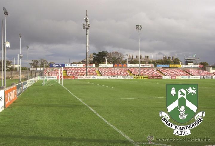 Coleccionismo deportivo: Stadium Carlisle Grounds (Bray Wanderers FC,Ireland) postcard - size: 15x10 cm. aprox