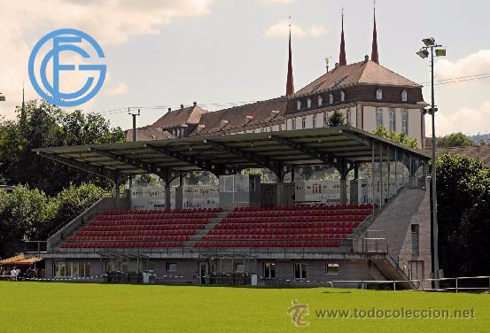 Coleccionismo deportivo: Stadium Stadion Bruhl (FC Grenchen,Switzerland) postcard - size: 15x10 cm. aprox