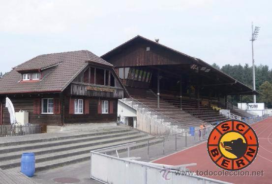 Colecionismo desportivo: Stadium Neufeld (FC Bern,Switzerland) postcard - size: 15x10 cm. aprox
