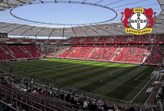 Colecionismo desportivo: Stadium BAYARENA (Bayer Leverkusen,Germany) postcard - size: 15x10 cm. aprox