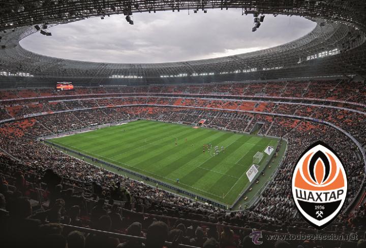 Colecionismo desportivo: Stadium Donbas Arena (FC Shakthar Donetsk,Ukraine) postcard - size: 15x10 cm. aprox