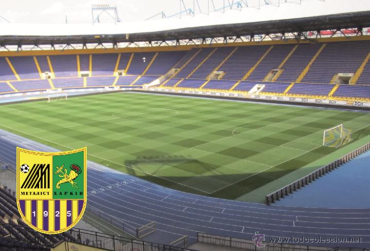 Colecionismo desportivo: Stadium Metalist (FC Metalist Kharkiv,Ukraine) postcard - size: 15x10 cm. aprox
