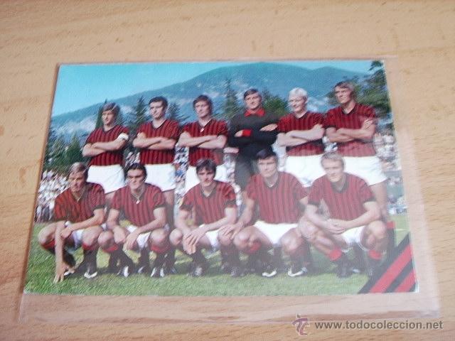 Collectionnisme sportif: A. C. MILAN ( ITALIA )  A&Ntilde;O 1971-72