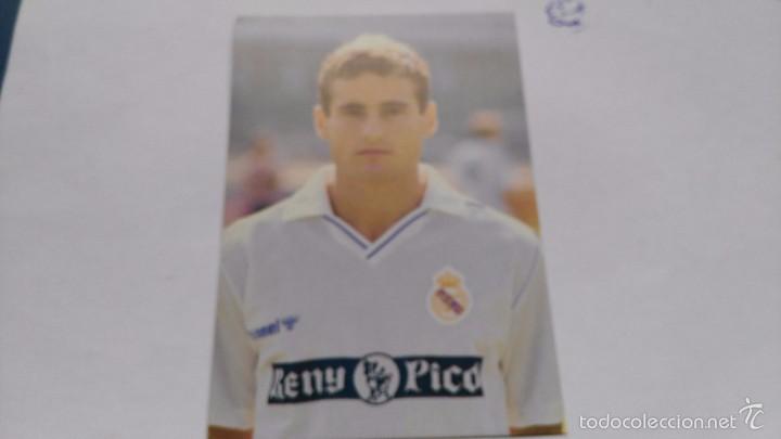 Colecionismo desportivo: postal  jugador real madrid  llorente