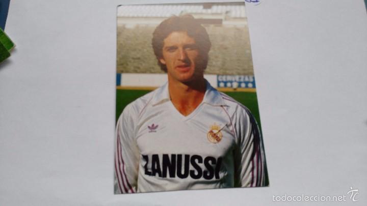 Colecionismo desportivo: postal  jugador real madrid  chendo