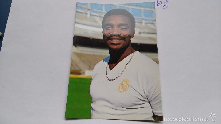 Coleccionismo deportivo: postal  jugador real madrid  cunningham - Foto 1