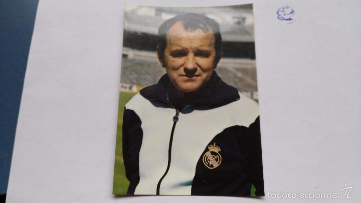 Coleccionismo deportivo: postal  jugador real madrid - Foto 1