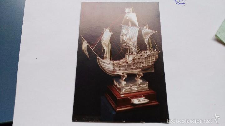 Coleccionismo deportivo: real madrid postal trofeo colombino - Foto 1