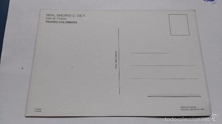 Coleccionismo deportivo: real madrid postal trofeo colombino - Foto 2