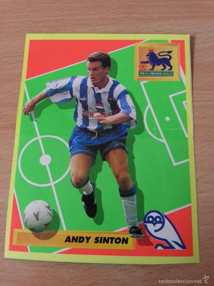 Collezionismo sportivo: POSTAL DE ANDY SINTON COMPUESTA DE 2 CROMOS DE MERLIN