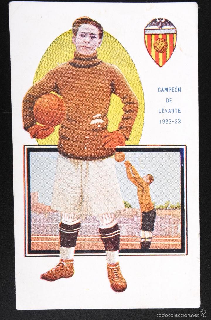 Sammelleidenschaft Sport: POSTAL JUGADORES FOOT-BALL -CAMPEON DE LEVANTE 1922-23 - MARIANO GUARDAMETA -SERIE E N&ordm;1
