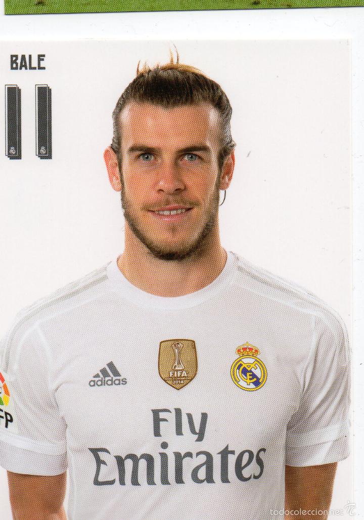 Coleccionismo deportivo: Postal Bale con el Real Madrid- goly - Foto 1