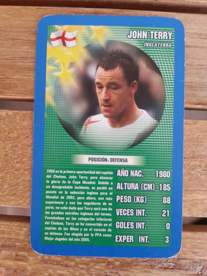 Coleccionismo deportivo: FICHA TOPTRUMPSCOM DE JOHN TERRY - Foto 1