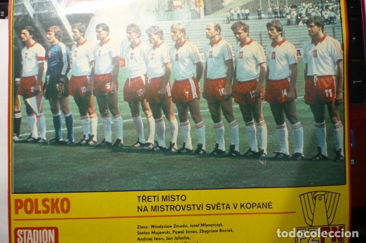 Collectionnisme sportif: POSTER DE REVISTA SELECC.NAC. DE POLONIA - MUNDIAL 1982