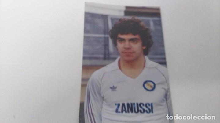 Collezionismo sportivo: antigua postal del jugador real madrid sanchis en el castilla