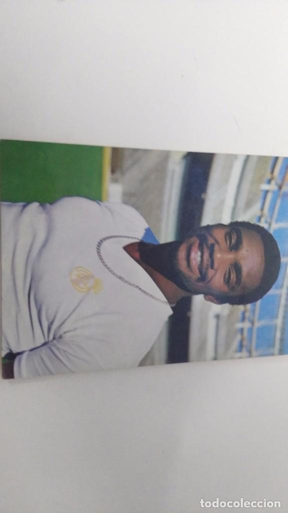 Collezionismo sportivo: antigua postal del jugador real madrid cunningham