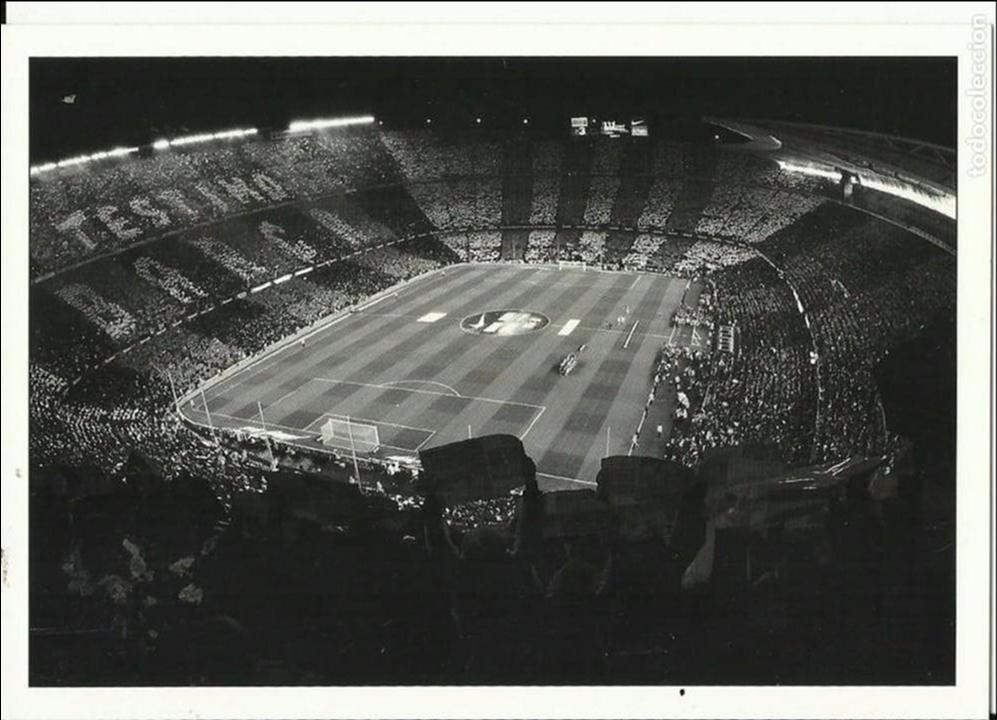 Coleccionismo deportivo: Postal en blanco y negro el C.Barcelona nueva