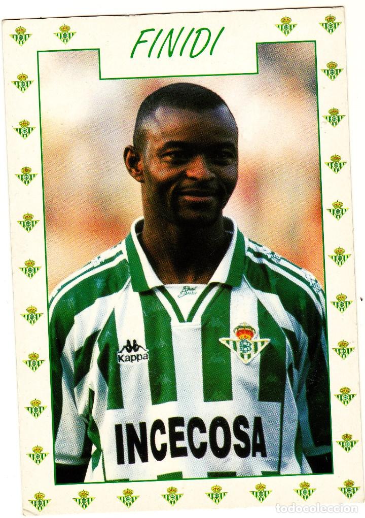 Coleccionismo deportivo: POSTAL FINIDI.REAL BETIS. - Foto 1