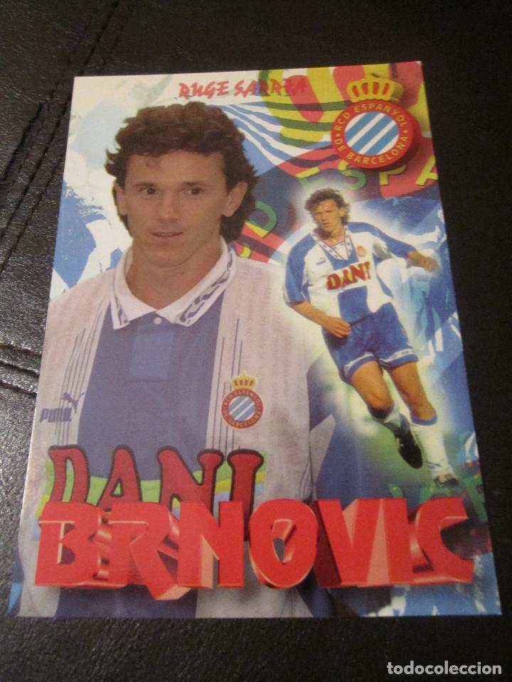 Coleccionismo deportivo: POstal R C D Espanyol ESPA&Ntilde;OL Brnovic - Foto 1