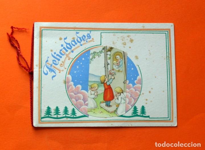 Coleccionismo deportivo: Postal Antigua - Felicitaci&oacute;n Navide&ntilde;a - A&ntilde;o 1946 - circulada