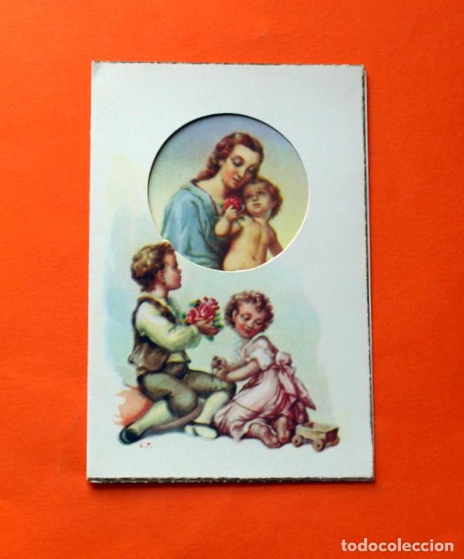 Coleccionismo deportivo: Postal Antigua - Felicitaci&oacute;n - A&ntilde;o 1952 - circulada