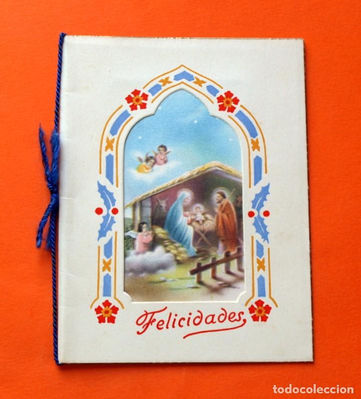 Coleccionismo deportivo: Postal Antigua - Felicitaci&oacute;n Navide&ntilde;a - A&ntilde;o 1947 - circulada