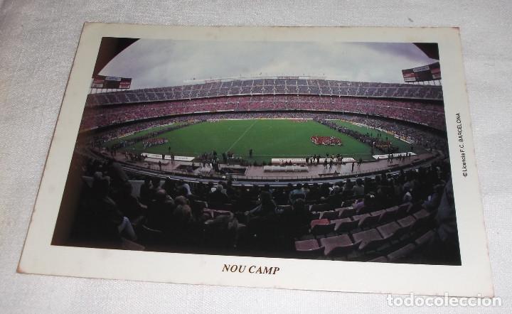Coleccionismo deportivo: postal foto del Nou Camp (licencia del F.C.Barcelona)