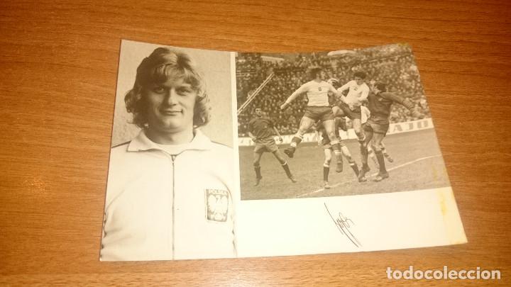 Coleccionismo deportivo: POSTAL JERZY GORGON GORNIK ZUBRZE SIN CIRCULAR