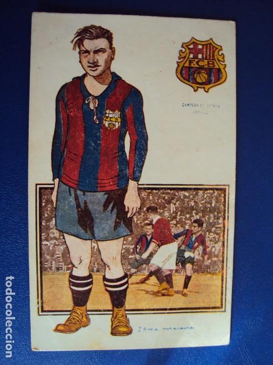 Coleccionismo deportivo: (CHO-360)POSTAL DE FRANCISCO VI&Ntilde;ALA.F.C.BARCELONA.CHOCOLATE AMATLLER