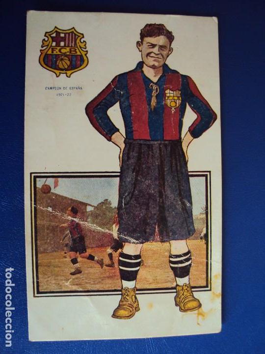 Sammelleidenschaft Sport: (CHO-360)POSTAL DE JOSE PLANAS.F.C.BARCELONA.CHOCOLATE AMATLLER