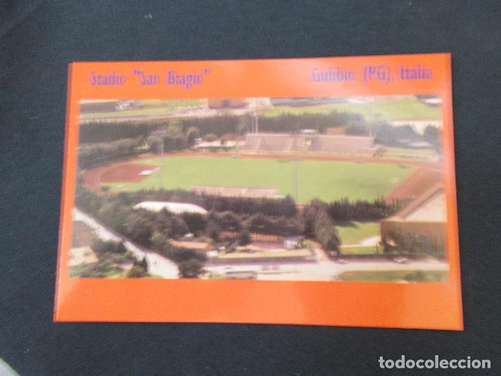 Coleccionismo deportivo: POSTAL - GUBBIO - ITALIA - STADIO SAN BIAGIO - AS- 445