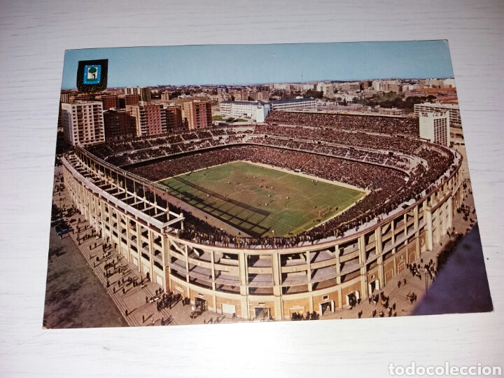 Collectionnisme sportif: Antigua postal ESTADIO SANTIAGO BERNAB&Eacute;U