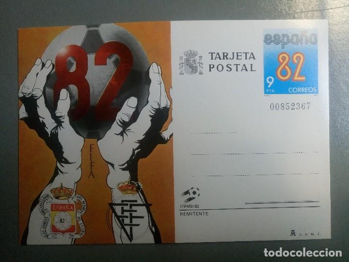 Sports collectibles: tarjeta postal espa&ntilde;a 82 correos 9 ptas