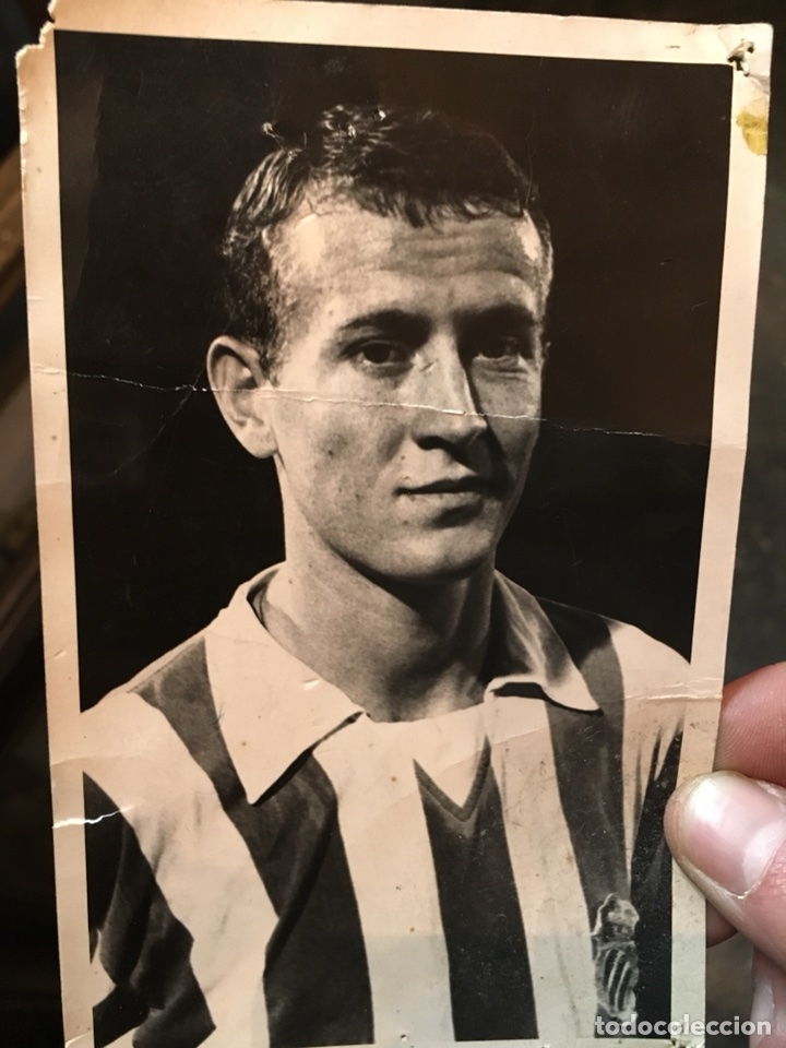 Sports collectibles: POSTAL RCD ESPA&Ntilde;OL - JUGADOR MARCIAL , AUTOGRAFIADA