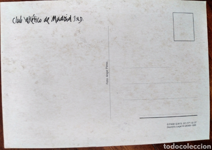 Coleccionismo deportivo: POSTAL DE PANTIC ATLETICO DE MADRID - Foto 2