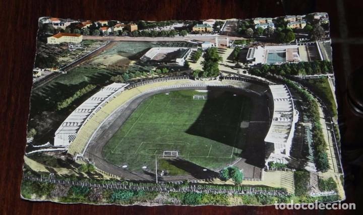 Collectionnisme sportif: FOTO POSTAL DEL ESTADIO DE FUTBOL DE LIMOGES, COLOREADA, LE STADE MUNICIPAL, ED. L. LAVAUX, CIRCULAD