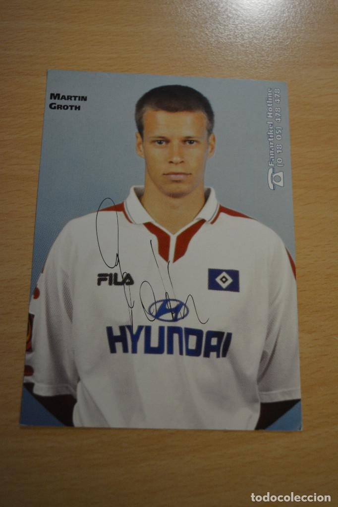 Sports collectibles: POSTAL DEL FUTBOLISTA MARTIN GROTH (SV HAMBURGER)