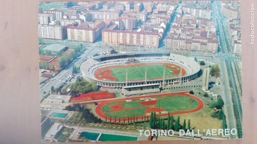 Postal Nº 385 Estadio Stadio Comunale Juventus Turin Torino Vista Aerea Campo Futbol Italia Calcio