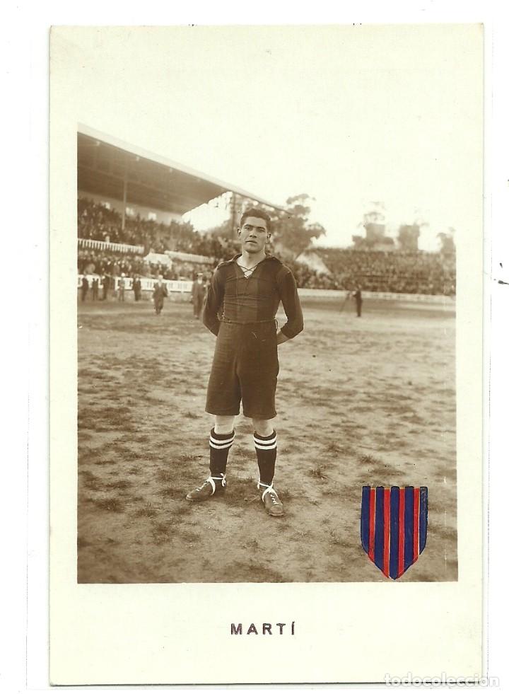 Sports collectibles: (F-180155)POSTAL FOTOGRAFICA DE MARTI F.C.BARCELONA 1923-24