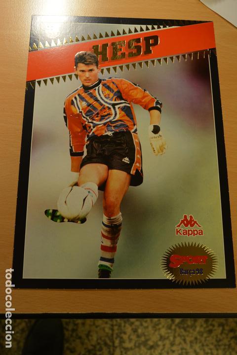 Sports collectibles: POSTAL GIGANTE TAMA&Ntilde;O FOLIO COLECCION SPORT BAR&Ccedil;A 97-98.HESP