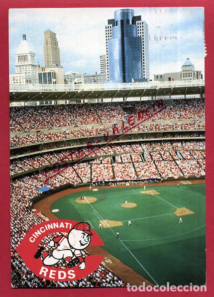 Coleccionismo deportivo: POSTAL CAMPO ESTADIO , RIVERFRONT CINCINNATI REDS , ORIGINAL , PF7 - Foto 1