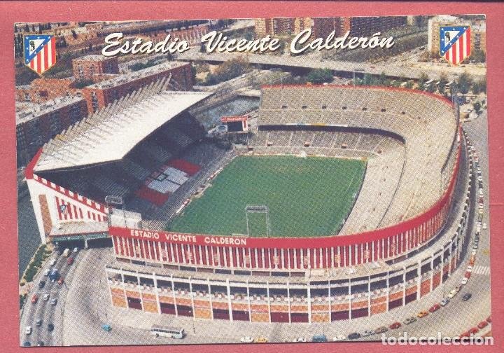 Atletico De Madrid Postal Estadio Vicente Cald Comprar Postales Antiguas De Futbol En Todocoleccion