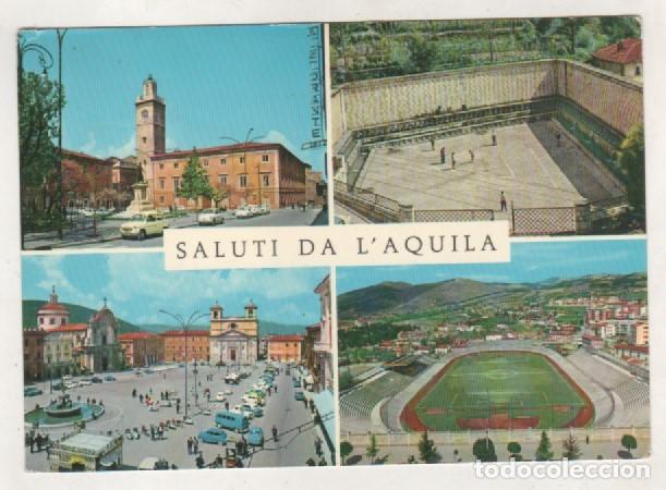 Collezionismo sportivo: ESTADIO L&acute;AQUILA STADIUM - STADE - STADION - CAMPO SIN CIRCULAR ESCRITA