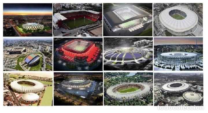 Collectionnisme sportif: Brasil stadium collection  postcard - Sedes of World Cup 2014 (12 postcards)